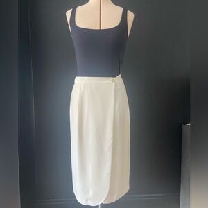 Giuliva x H&M  Cream Wrap Skirt size 8